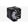 Aerocool Rime 4 Dual Procesoriaus oro aušintuvas 12 cm Juoda 1 vnt.