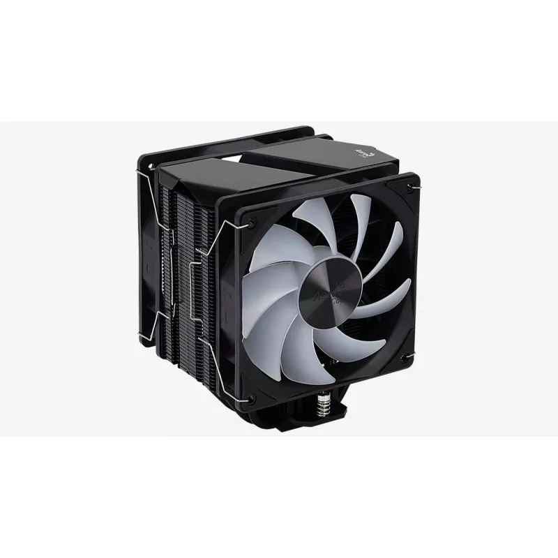 Aerocool Rime 4 Dual Procesoriaus oro aušintuvas 12 cm Juoda 1 vnt.
