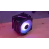 Aerocool Rime 4 Dual Procesoriaus oro aušintuvas 12 cm Juoda 1 vnt.