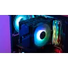 Aerocool Rime 4 Dual Procesoriaus oro aušintuvas 12 cm Juoda 1 vnt.