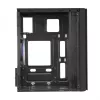 Mars Gaming MC300 Micro ATX grūdinto stiklo PC korpusas su 3x FRGB ventiliatoriais, juodas