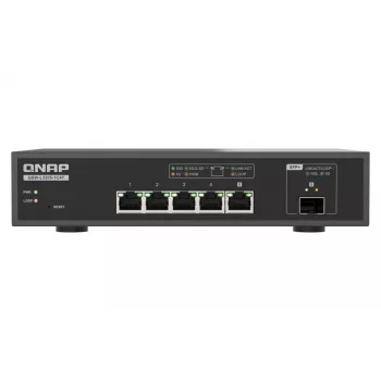 QNAP QSW-L3205-1C4T 4 valdomas 10G Ethernet (100/1000/10000) stalinis juodas
