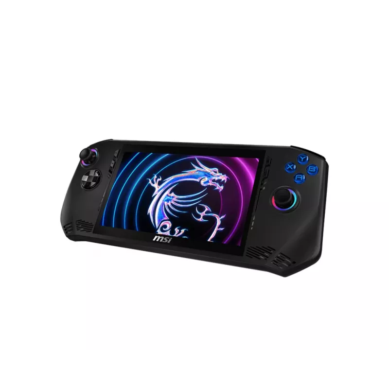 MSI Claw A1M-059 nešiojama žaidimų konsolė 17,8 cm (7 colių) 1 TB jutiklinis ekranas Wi-Fi juoda