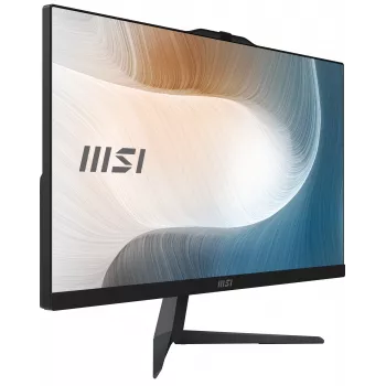 MSI Modern AM242 1M-1221EU All-in-One PC / darbo stotis Intel Core 3 100U 60,5 cm (23,8 col.) 1920 x 1080 pikseliai 8 GB DDR5-SDRAM 256 GB SSD Windows 11 Pro Wi-Fi 6E (802.11ax) juodas