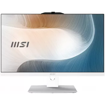 MSI Modern AM242P 1M-1224EU daugiafunkcis kompiuteris / darbo stotis Intel Core 5 120U 60,5 cm (23,8 colio) 1920 x 1080 pikseliai 8 GB DDR5-SDRAM 512 GB SSD Windows 11 Pro Wi-Fi 6E (802.11ax) Balta