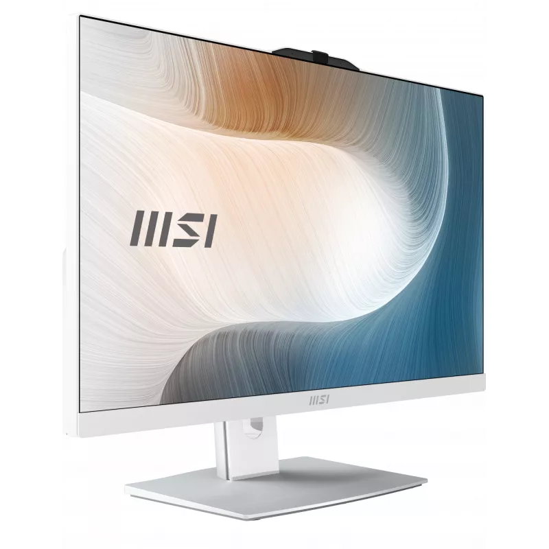MSI Modern AM242TP 1M-1228EU „viskas viename“ kompiuteris / darbo stotis Intel Core 5 120U 60,5 cm (23,8 colio) 1920 x 1080 pikselių jutiklinis ekranas 8 GB DDR5-SDRAM 512 GB SSD Windows 11 Pro Wi-Fi 6E (802.11ax) balta