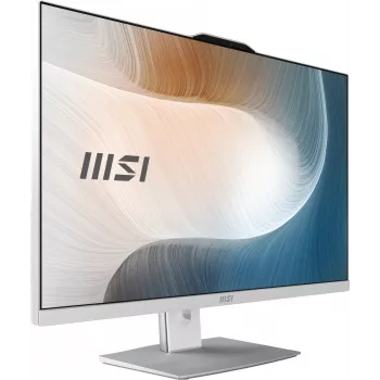 MSI Modern AM272P 1M-847EU „viskas viename“ kompiuteris / darbo stotis Intel Core 5 120U 68,6 cm (27 colių) 1920 x 1080 pikselių 8 GB DDR5-SDRAM 512 GB SSD Windows 11 Pro Wi-Fi 6E (802.11ax) Balta