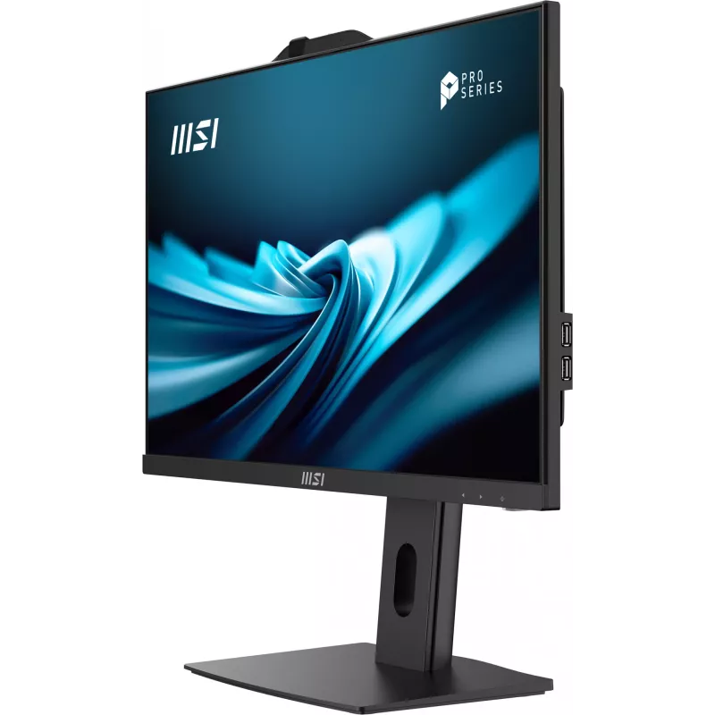 „All-in-One“ kompiuteris MSI PRO AP241P 14M – „Intel Core i7-14700“ 2,1 GHz, 23,8 colio ekranas, 16 GB DDR5 5600 MHz, 1 TB SSD, „Intel UHD“, „Windows 11 Pro“, juodas