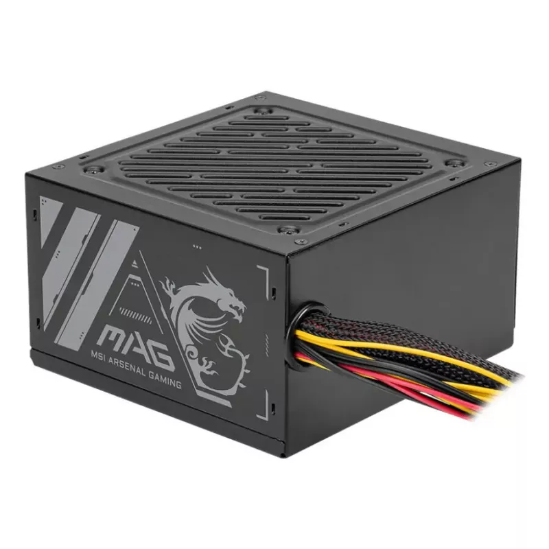 Maitinimo blokas MSI MAG A500N-H 500 W ATX 24-pin, aktyvus aušinimas, juodas