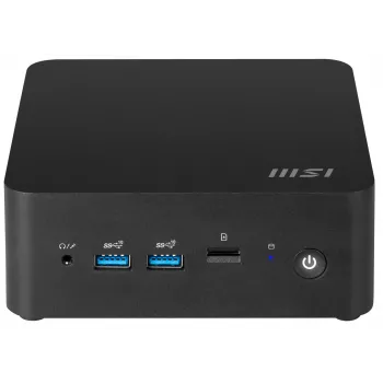 MSI CUBI NUC 1MG-244BEU kompiuterio / darbo stoties barebone 0,84 l dydžio kompiuteris juodas 100U Intel SoC