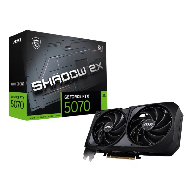 MSI GeForce RTX 5070 12G SHADOW 2X OC NVIDIA 12 GB GDDR7