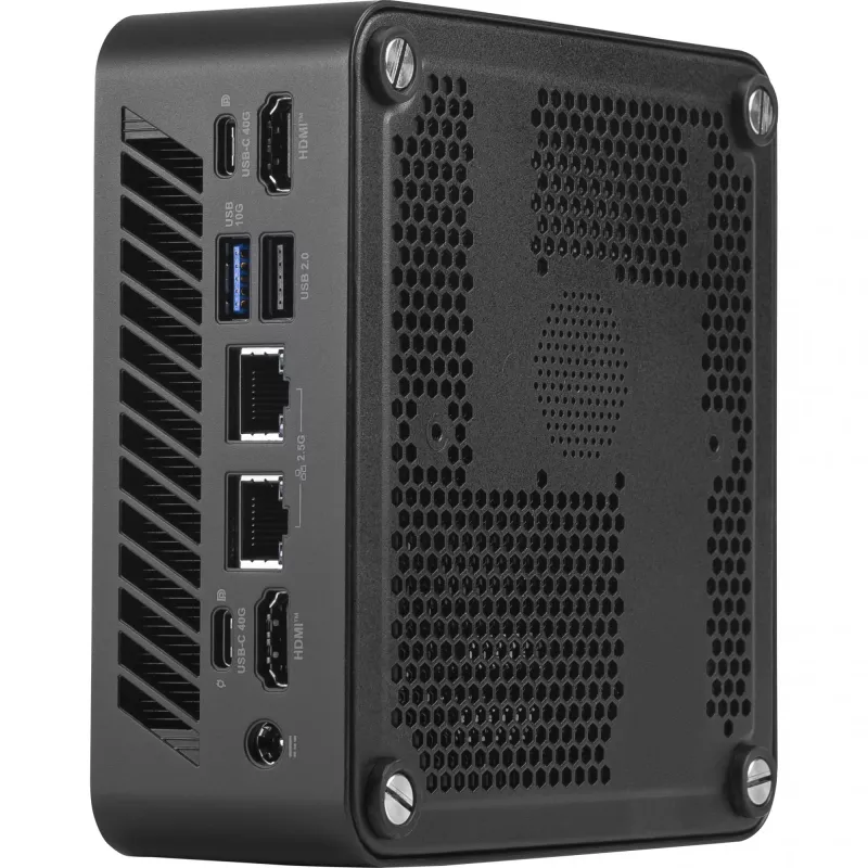 “Mini PC” barebone MSI Cubi Z AI su AMD Ryzen 7 8845HS — kompaktiška modulinė sistema pritaikomai atminčiai ir saugyklai