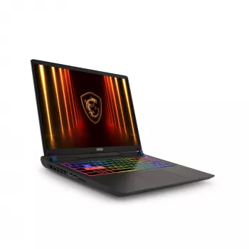 MSI Vector A16 HX A8WIG-025NL AMD Ryzen™ 9 8940HX nešiojamasis kompiuteris 40,6 cm (16 colių) Quad HD+ 16 GB DDR5-SDRAM 1 TB SSD NVIDIA GeForce RTX 5080 Wi-Fi 6E (802.11ax) Windows 11 Home Pilka