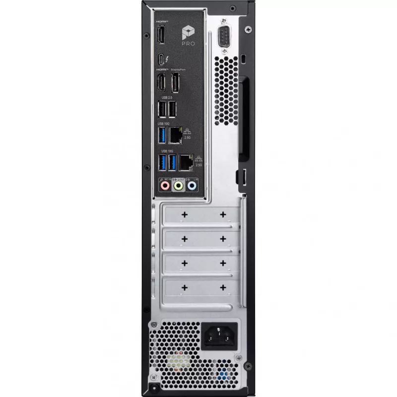 MSI Pro DP80 AI A2G-080DE PC Intel Core Ultra 5 225 16 GB DDR5-SDRAM 512 GB SSD Windows 11 Home Stalminis kompiuteris Juoda