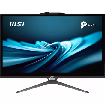MSI Pro AP222T 14MA-613EU Intel® Core™ i3 i3-14100 54,6 cm (21,5 colio) 1920 x 1080 pikselių jutiklinis ekranas „Viskas viename“ kompiuteris 8 GB DDR4-SDRAM 512 GB SSD Windows 11 Home Wi-Fi 5 (802.11ac) juodas