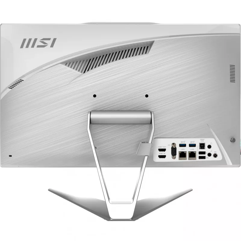 „All-in-One“ kompiuteris MSI Pro AP222T 14M-623EU — 21,5 colio Full HD IPS jutiklinis ekranas, Intel Pentium G7400, 8 GB RAM, 128 GB SSD, Windows 11 Pro, baltas