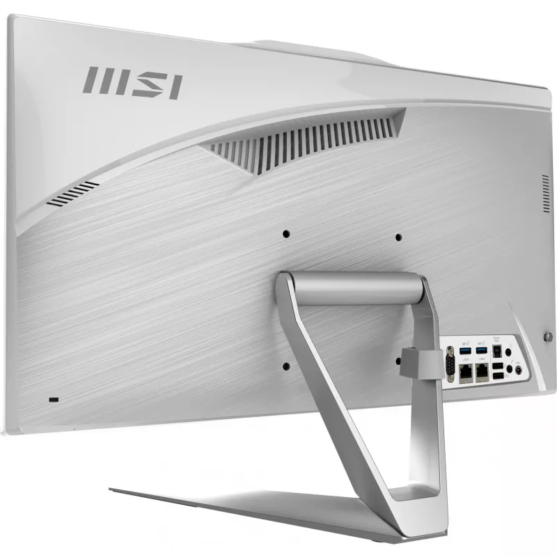 „All-in-One“ kompiuteris MSI Pro AP222T 14M-623EU — 21,5 colio Full HD IPS jutiklinis ekranas, Intel Pentium G7400, 8 GB RAM, 128 GB SSD, Windows 11 Pro, baltas
