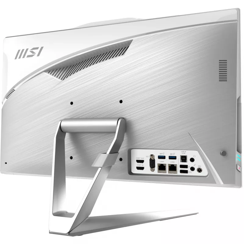 „All-in-One“ kompiuteris MSI Pro AP222T 14M-623EU — 21,5 colio Full HD IPS jutiklinis ekranas, Intel Pentium G7400, 8 GB RAM, 128 GB SSD, Windows 11 Pro, baltas