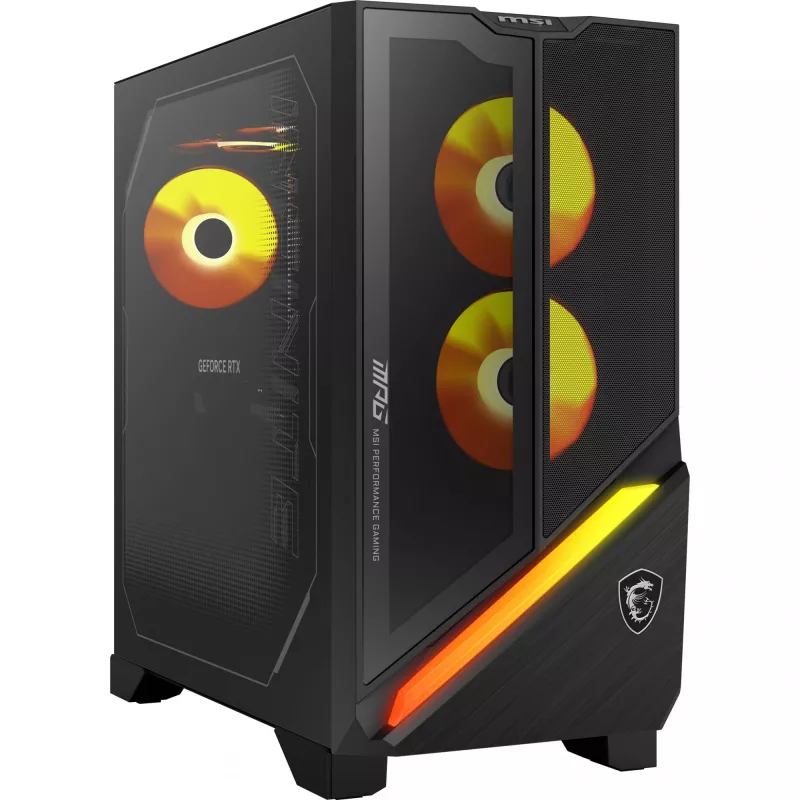 MSI MPG Infinite Z3 X3D 9NVRR7-848EU AMD Ryzen™ 7 9800X3D 32 GB DDR5-SDRAM 1 TB SSD NVIDIA GeForce RTX 5070 Ti Windows 11 Home Stacionarus kompiuteris Juodas