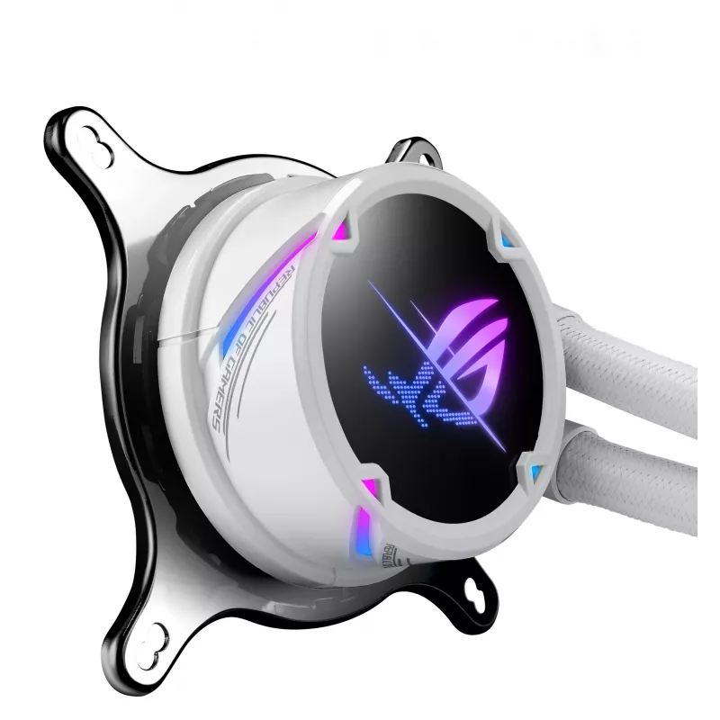 ASUS ROG Strix LC II 360 ARGB White Edition procesoriaus aušintuvas – visa-in-one skysčio aušintuvas 12 cm