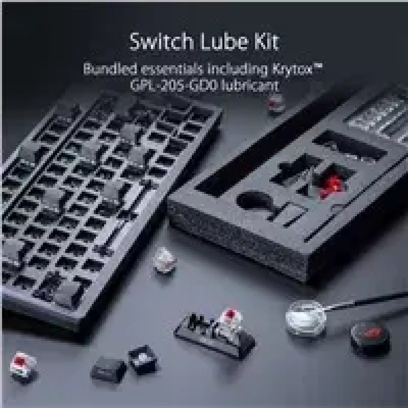 ASUS ROG Azoth klaviatūra, skirta žaidimams USB + RF belaidė + Bluetooth balta
