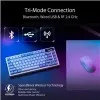 ASUS ROG Azoth klaviatūra, skirta žaidimams USB + RF belaidė + Bluetooth balta