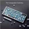 ASUS ROG Azoth klaviatūra, skirta žaidimams USB + RF belaidė + Bluetooth balta