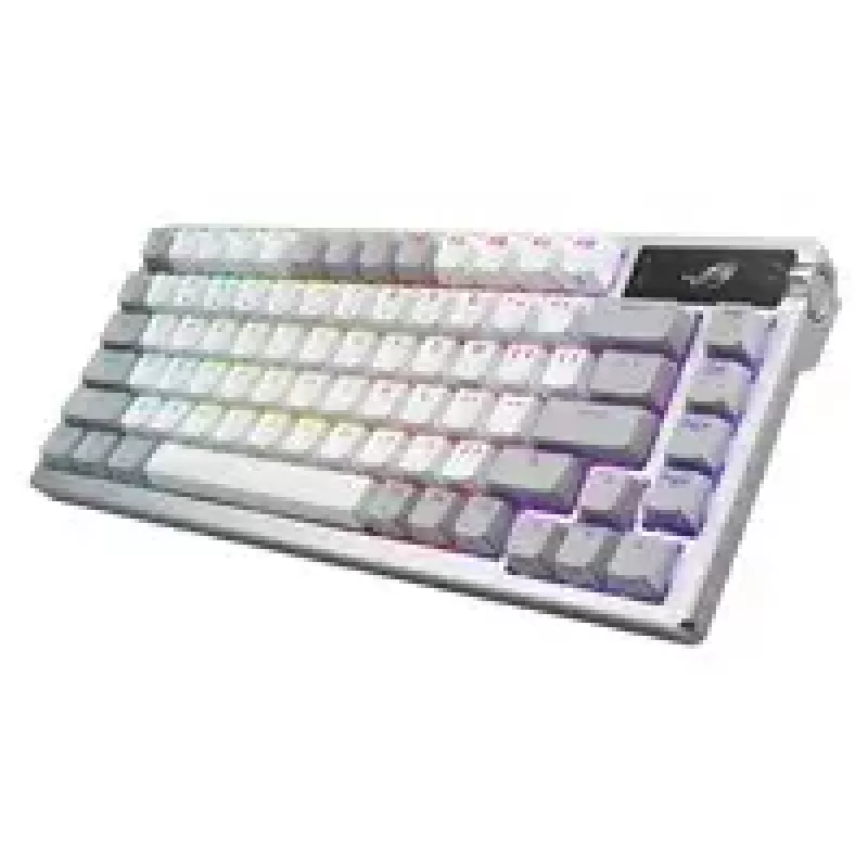 ASUS ROG Azoth klaviatūra, skirta žaidimams USB + RF belaidė + Bluetooth balta