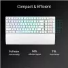 ASUS X901 SCOPE II 96 WL/WHT/NXSW/US/PBT klaviatūra, skirta žaidimams, USB + radijo dažnio belaidė + Bluetooth, balta