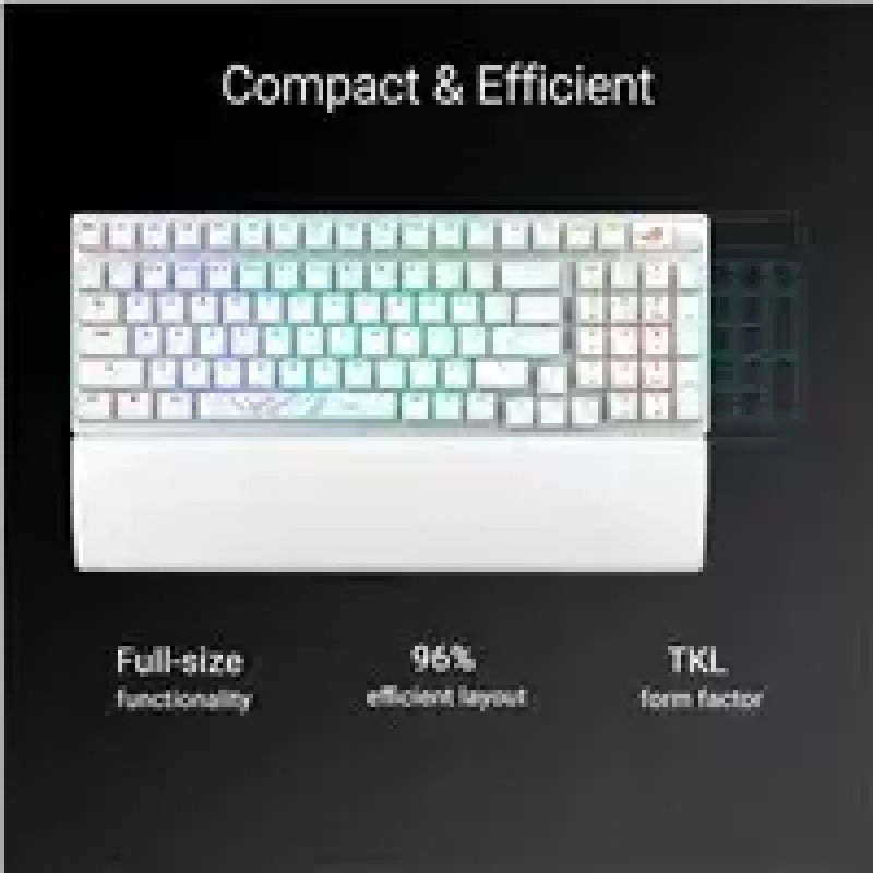 ASUS X901 SCOPE II 96 WL/WHT/NXSW/US/PBT klaviatūra, skirta žaidimams, USB + radijo dažnio belaidė + Bluetooth, balta