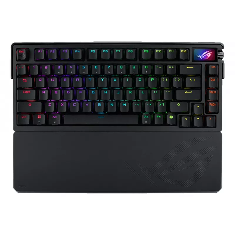 ASUS 90MP03MA-BKNA01 klaviatūra, skirta žaidimams, USB + RF belaidė + Bluetooth, juoda