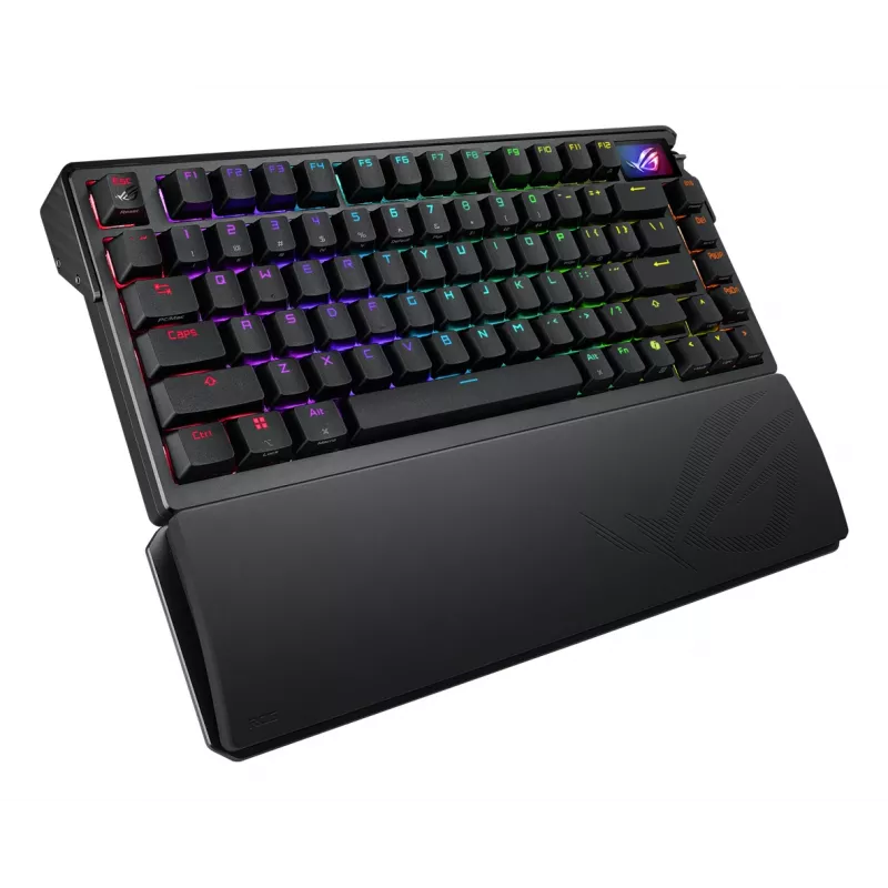 ASUS 90MP03MA-BKNA01 klaviatūra, skirta žaidimams, USB + RF belaidė + Bluetooth, juoda
