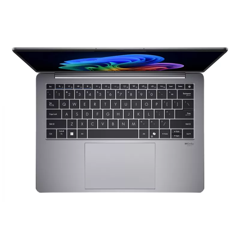 ASUS ExpertBook P5 P5405CSA-NZ0174X Intel Core Ultra 5 226V nešiojamasis kompiuteris 35.6 cm (14 colių) WQXGA 16 GB LPDDR5x-SDRAM 512 GB SSD Wi-Fi 6E (802.11ax) Windows 11 Pro US International pilkas