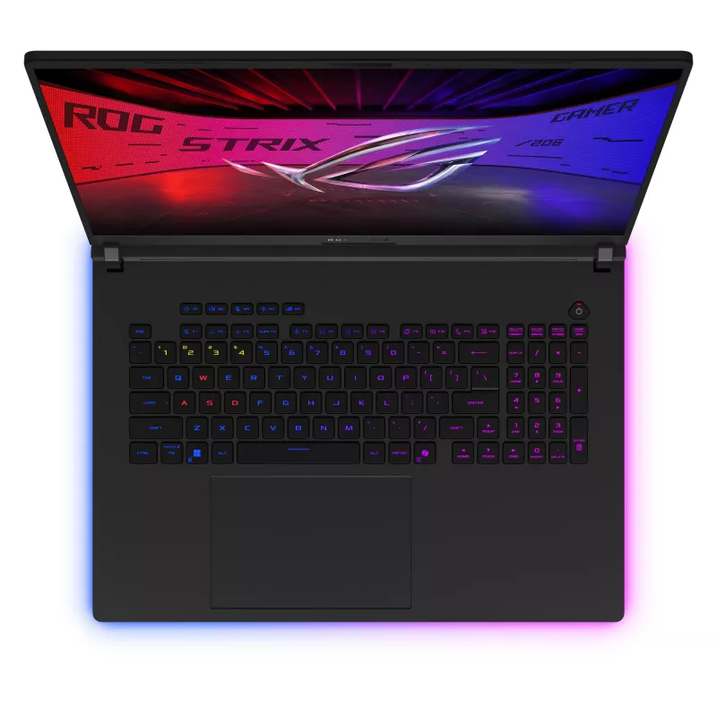 ASUS ROG Strix SCAR 18 G835LW-SA038W Intel Core Ultra 9 275HX nešiojamasis kompiuteris 45.7 cm (18 colių) WQXGA 64 GB DDR5-SDRAM 2 TB SSD NVIDIA GeForce RTX 5080 Wi-Fi 7 (802.11be) Windows 11 Home juoda