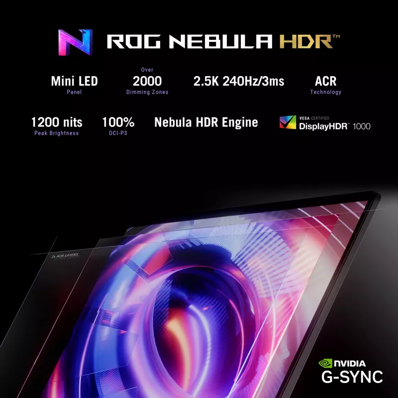 ASUS ROG Strix SCAR 18 G835LW-SA038W Intel Core Ultra 9 275HX nešiojamasis kompiuteris 45.7 cm (18 colių) WQXGA 64 GB DDR5-SDRAM 2 TB SSD NVIDIA GeForce RTX 5080 Wi-Fi 7 (802.11be) Windows 11 Home juoda