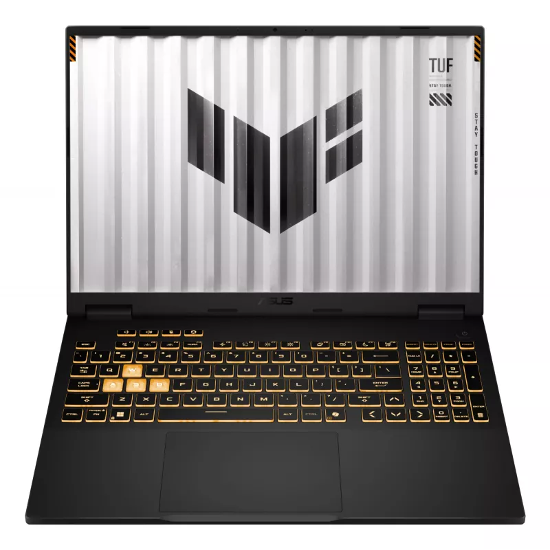ASUS TUF Gaming F16 FX608JPR-QT014W Intel® Core™ i7 i7-14650HX Nešiojamas kompiuteris 40,6 cm (16 colių) WQXGA 32 GB DDR5-SDRAM 1 TB SSD NVIDIA GeForce RTX 5070 Wi-Fi 6E (802.11ax) Windows 11 Home Olandiška Juoda, Pilka