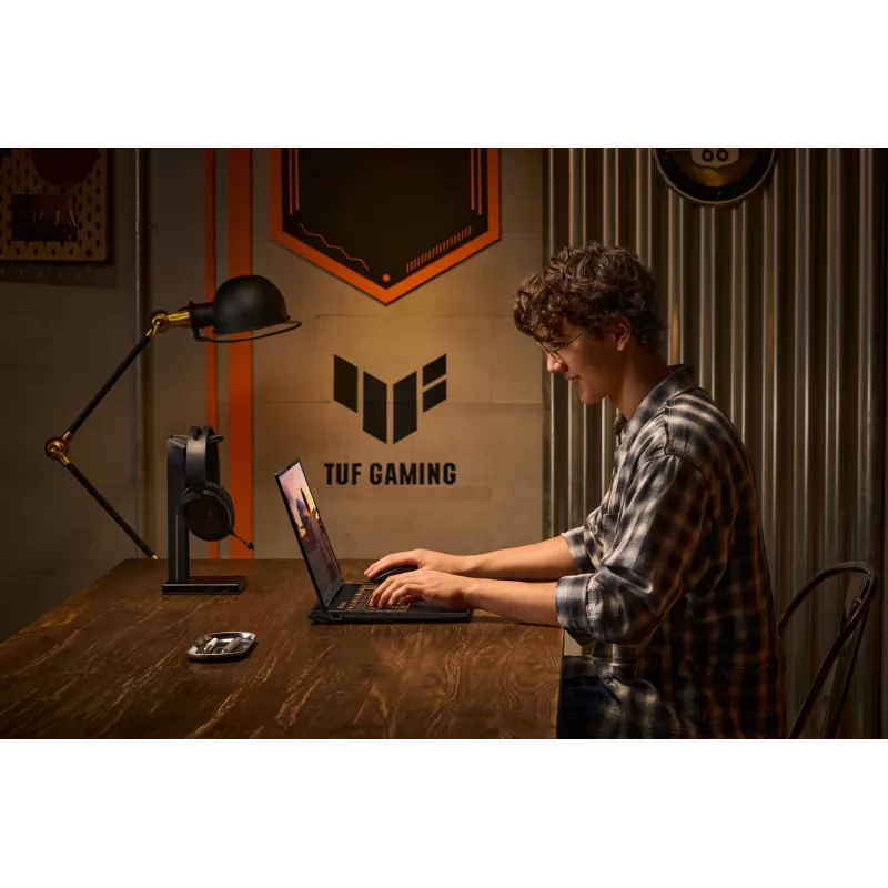 ASUS TUF Gaming F16 FX608JPR-QT014W Intel® Core™ i7 i7-14650HX Nešiojamas kompiuteris 40,6 cm (16 colių) WQXGA 32 GB DDR5-SDRAM 1 TB SSD NVIDIA GeForce RTX 5070 Wi-Fi 6E (802.11ax) Windows 11 Home Olandiška Juoda, Pilka