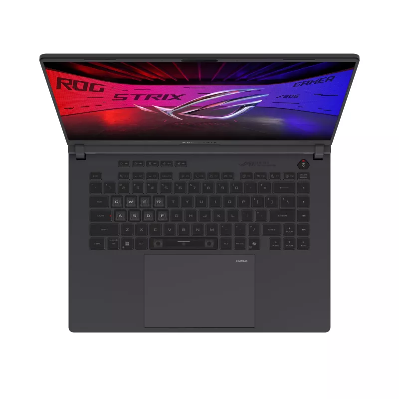 ASUS ROG Strix G16 G615LR-U7321W Intel Core Ultra 7 255HX nešiojamasis kompiuteris 40,6 cm (16 colių) WQXGA 32 GB DDR5-SDRAM 1 TB SSD NVIDIA® GeForce RTX™ 5070 Ti nešiojamojo kompiuterio GPU Wi-Fi 7 (802.11be) Windows 11 Home pilka