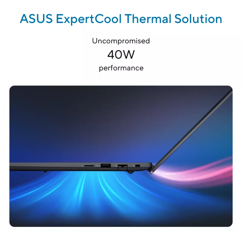 ASUS ExpertBook B5 B5605CCA-MB0015X Intel Core Ultra 7 255H nešiojamasis kompiuteris 40,6 cm (16 colių) WUXGA 16 GB DDR5-SDRAM 512 GB SSD Wi-Fi 7 (802.11be) Windows 11 Pro US International juoda, pilka