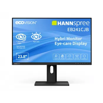 Hannspree Hybri Monitor EB241CJB kompiuterio monitorius 60,5 cm (23,8 col.) 1920 x 1080 pikseliai Full HD LCD juodas