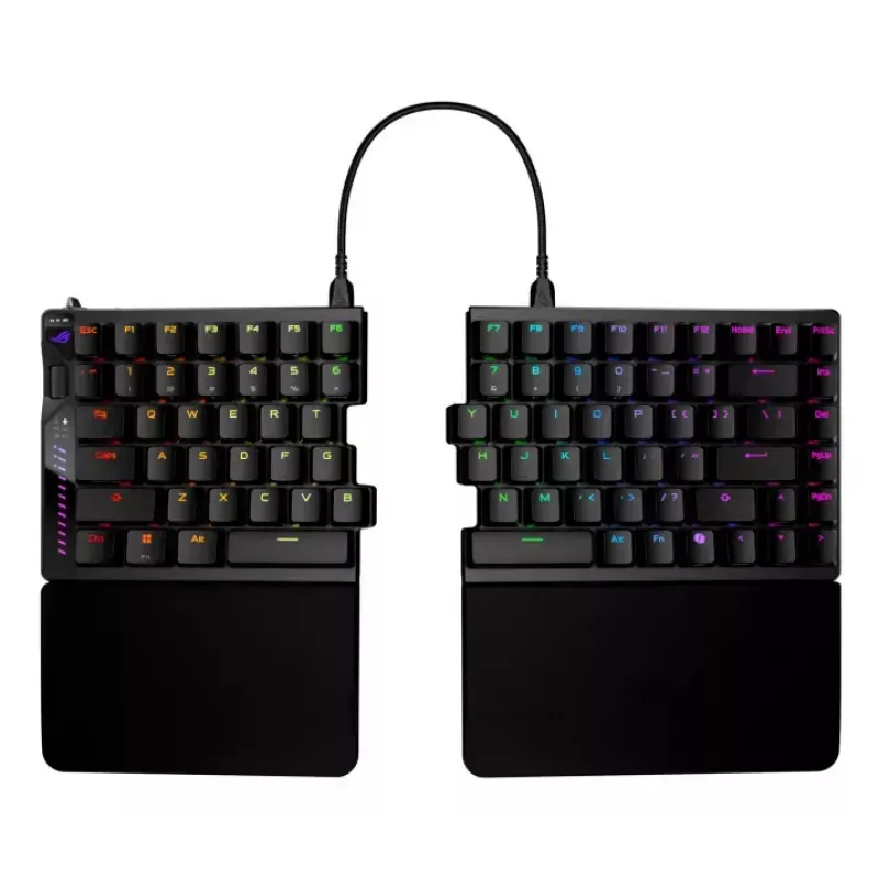 Klaviatūra ASUS ROG Falcata Gaming USB RF belaidė Bluetooth juoda 75%