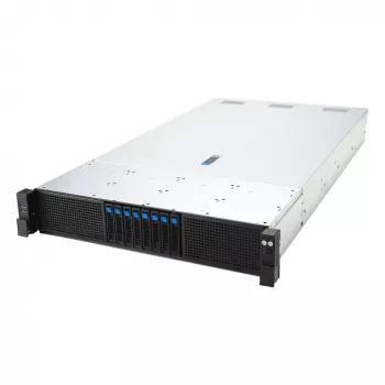 Stovo serveris ASUS RS720-E12-RS8G 3,2 kW perteklinis maitinimo blokas, 8 keičiamųjų diskų skyriai