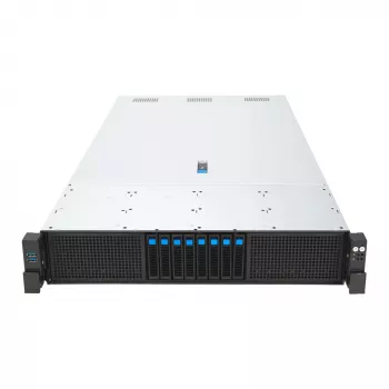 Stovo serveris ASUS RS720-E12-RS8G 3,2 kW perteklinis maitinimo blokas, 8 keičiamųjų diskų skyriai