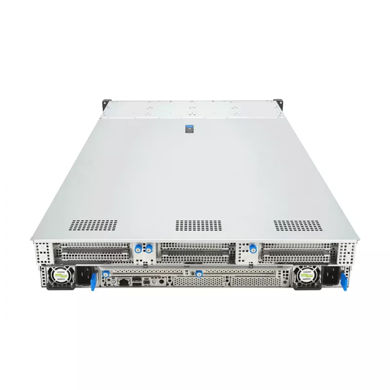 Stovo serveris ASUS RS720-E12-RS8G 3,2 kW perteklinis maitinimo blokas, 8 keičiamųjų diskų skyriai