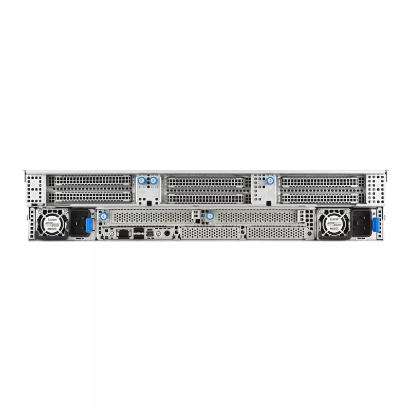 Stovo serveris ASUS RS720-E12-RS8G 3,2 kW perteklinis maitinimo blokas, 8 keičiamųjų diskų skyriai