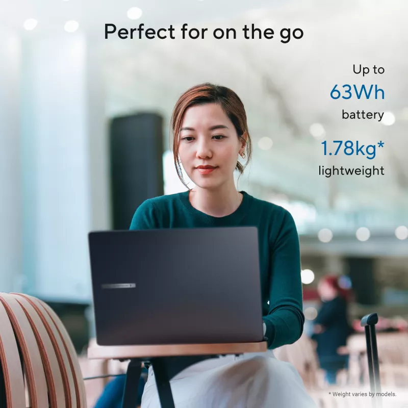 ASUS ExpertBook B3 B3605CCA-MB0370X Intel Core Ultra 5 225H nešiojamasis kompiuteris 40,6 cm (16 colių) WUXGA 16 GB DDR5-SDRAM 512 GB SSD Wi-Fi 6E (802.11ax) Windows 11 Pro US International juoda, pilka