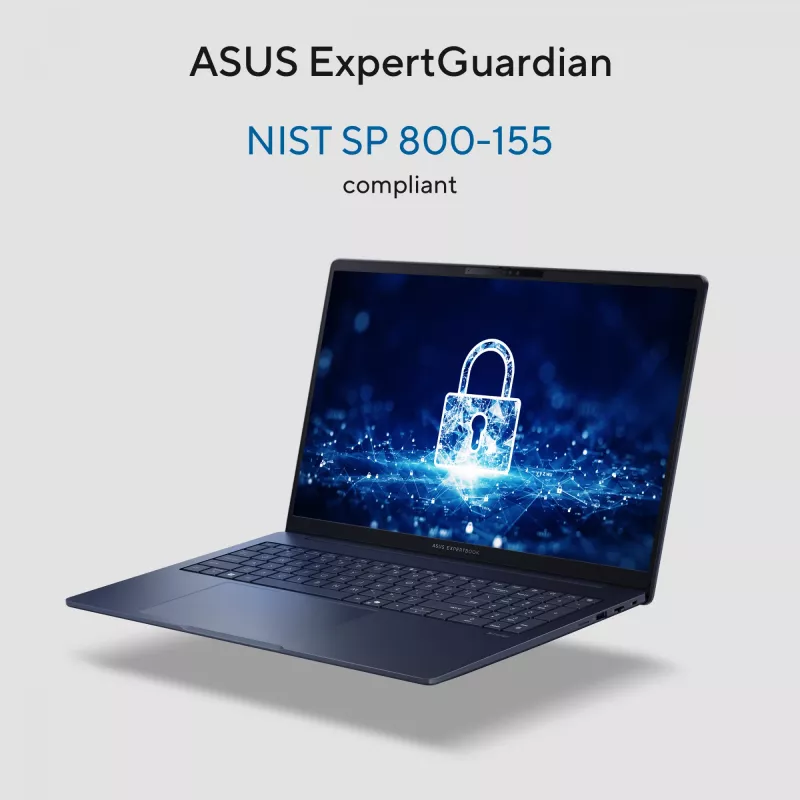ASUS ExpertBook B3 B3605CCA-MB0370X Intel Core Ultra 5 225H nešiojamasis kompiuteris 40,6 cm (16 colių) WUXGA 16 GB DDR5-SDRAM 512 GB SSD Wi-Fi 6E (802.11ax) Windows 11 Pro US International juoda, pilka