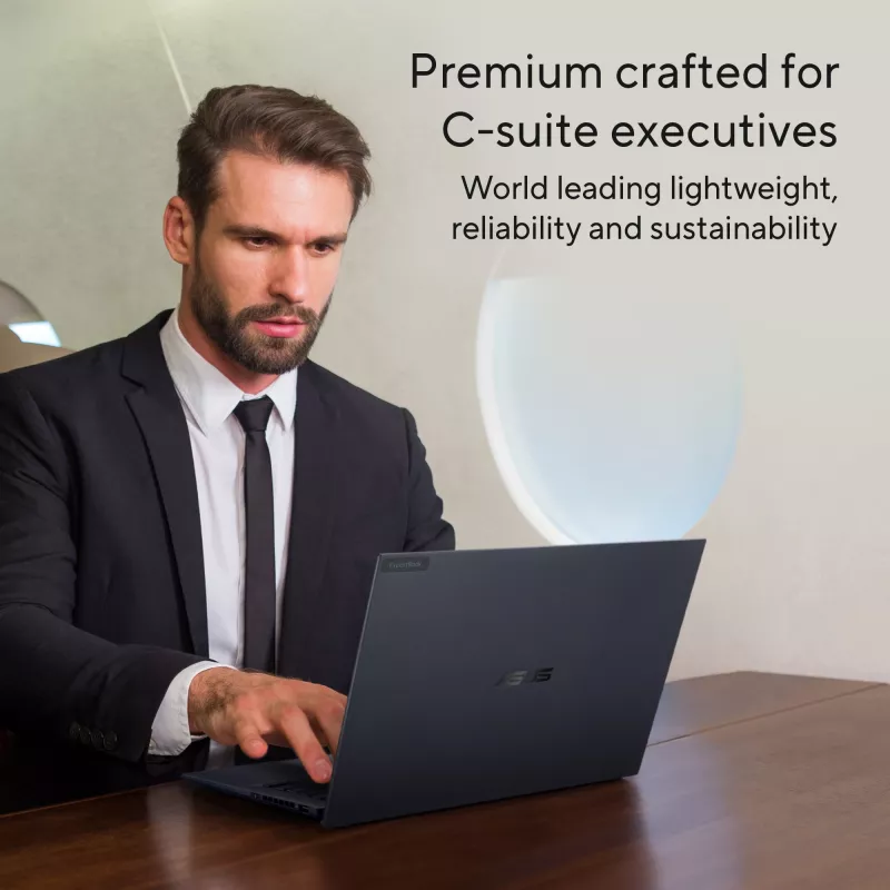 ASUS ExpertBook B9 OLED B9403CVAR-PP1678X Intel Core 7 150U Nešiojamasis kompiuteris 35.6 cm (14 col.) WQXGA+ 32 GB LPDDR5x-SDRAM 1 TB SSD Wi-Fi 6E (802.11ax) Windows 11 Pro Prancūziška Juoda