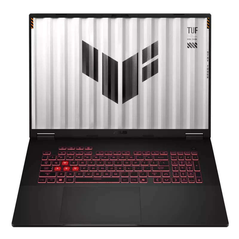 ASUS TUF Gaming A18 FA808UM-S8069W AMD Ryzen™ 7 260 Nešiojamasis kompiuteris 45,7 cm (18 colių) WUXGA 16 GB DDR5-SDRAM 512 GB SSD NVIDIA GeForce RTX 5060 Wi-Fi 6E (802.11ax) Windows 11 Home Olandiška pilka