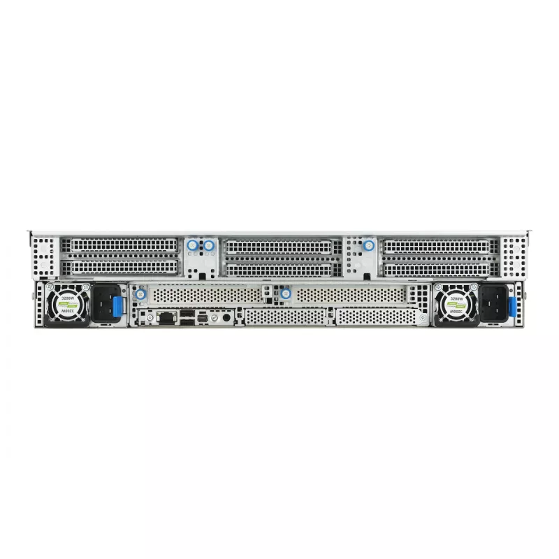 Serveris ASUS RS720-E12-RS24G 3,2KW 24N – stovo serveris su 3,2 kW maitinimo šaltiniu ir 24 diskų lizdais